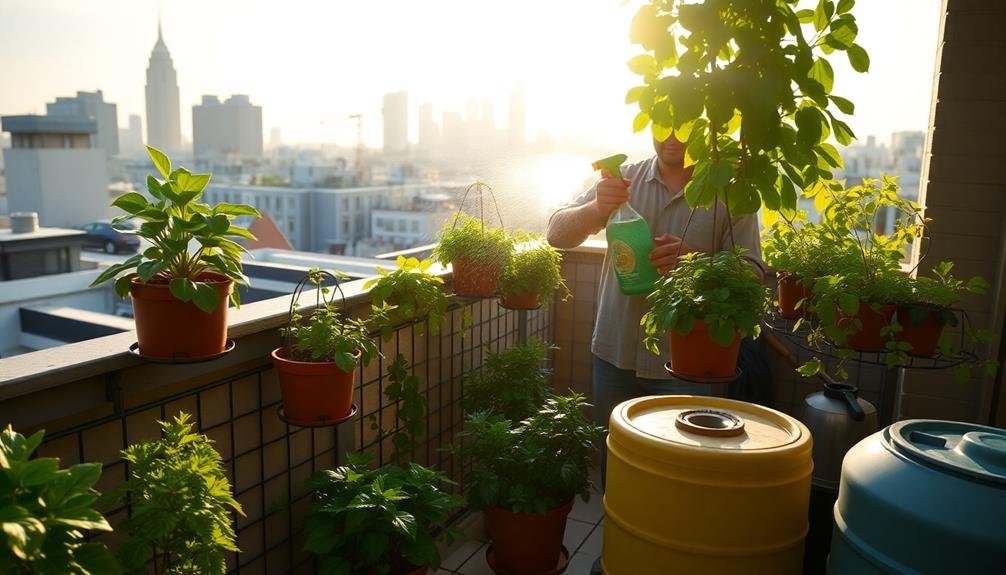 balcony plant watering methods