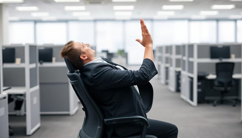 chair twist alleviates discomfort