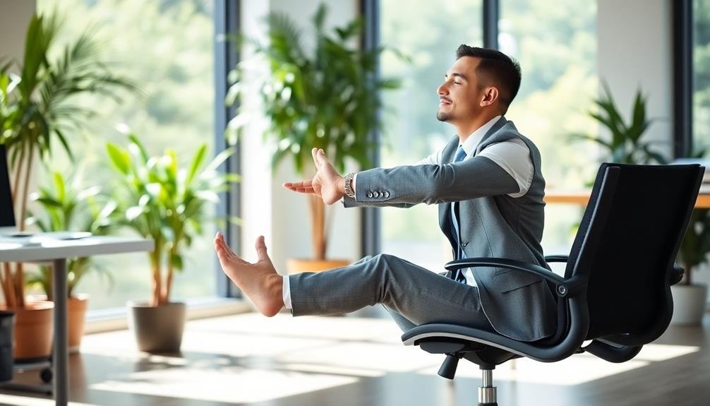 chair yoga poses for relaxation