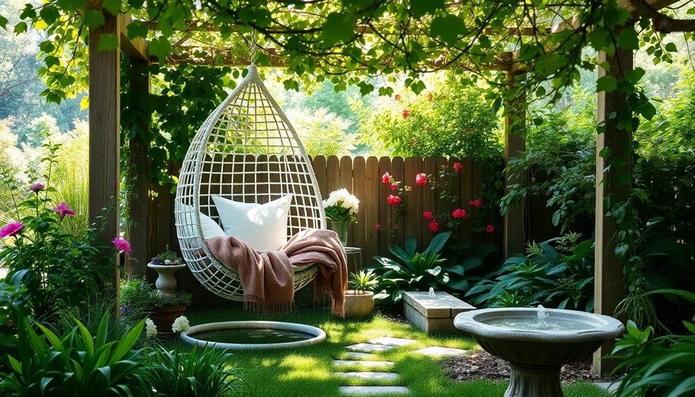 cozy egg chairs retreat