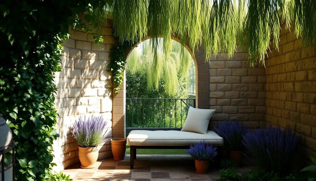 cozy seating in alcoves