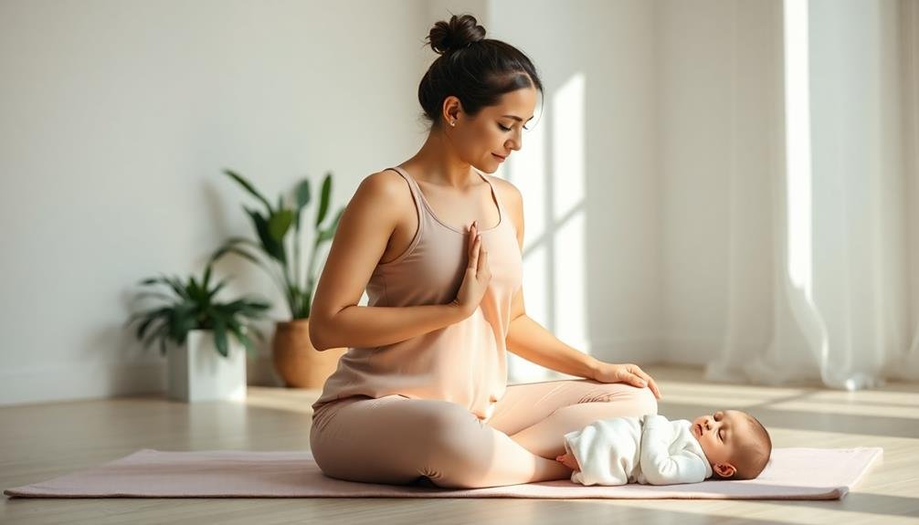 gentle yoga for postpartum moms