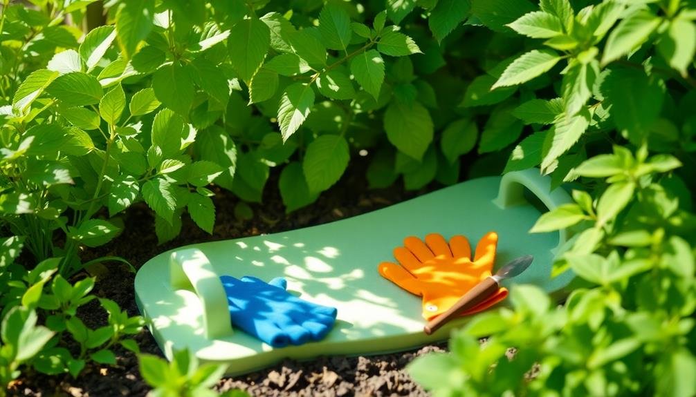 kneeling pad with grips