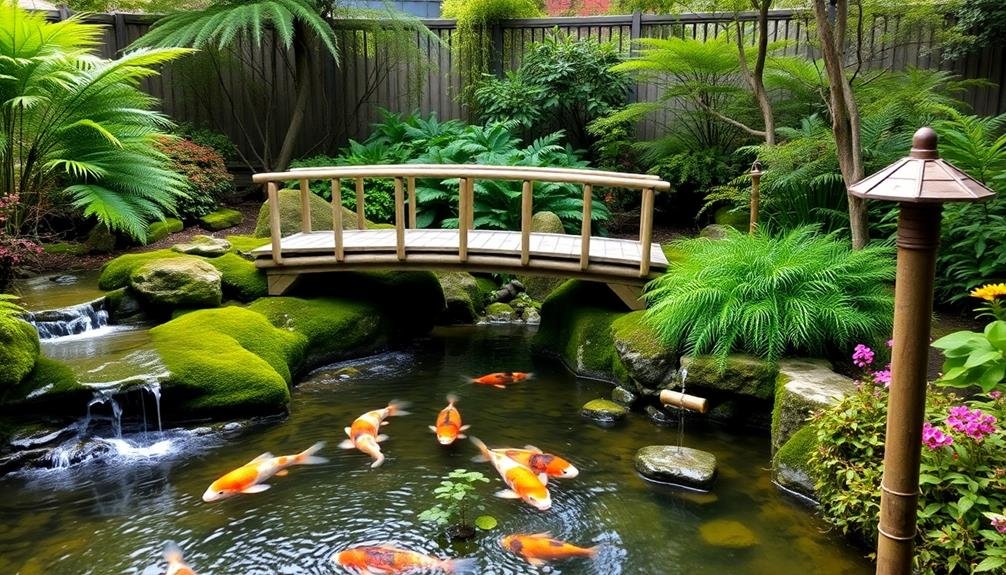 serene water elements garden retreats