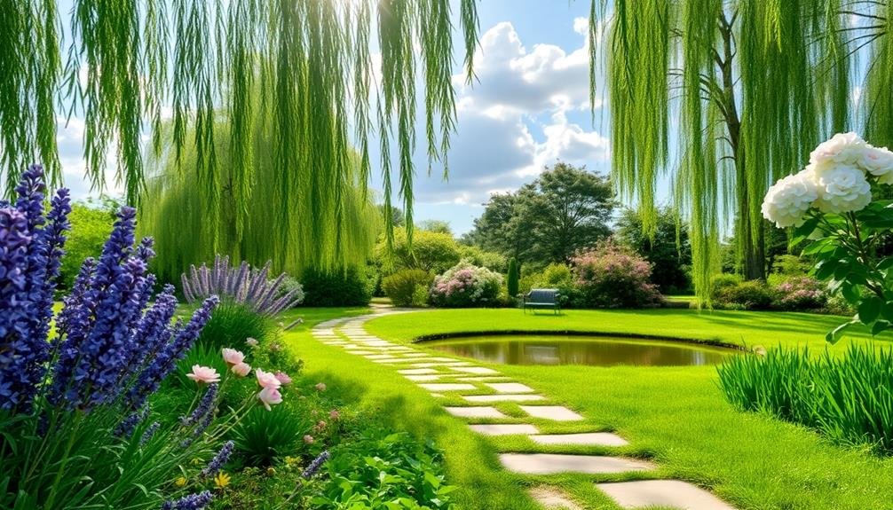 soothing garden color palettes