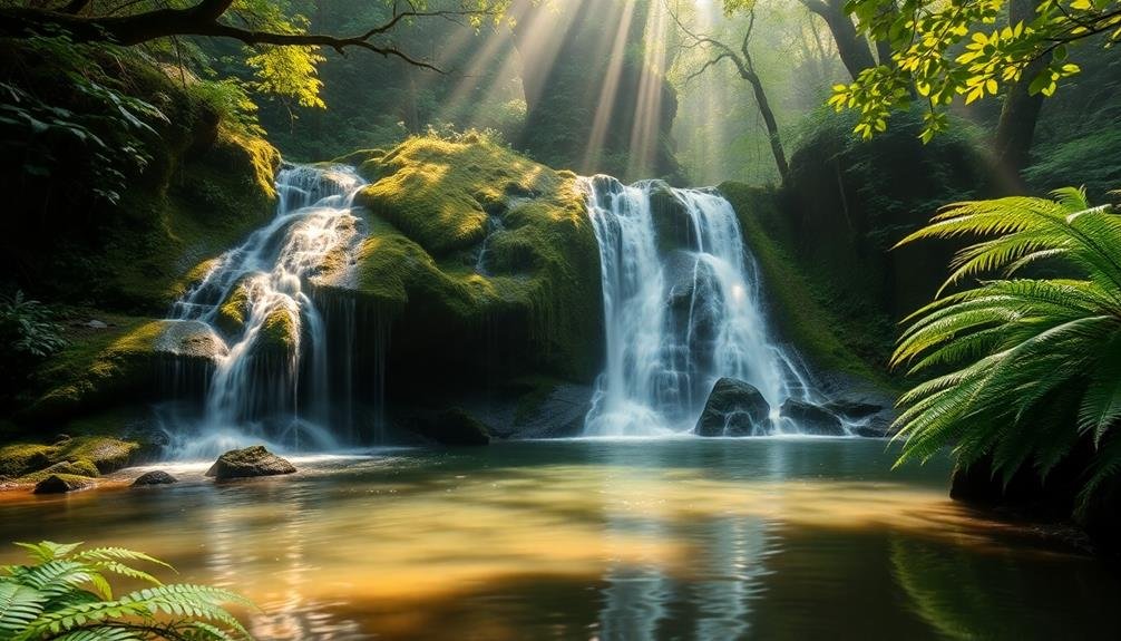 soothing waterfall visualization technique