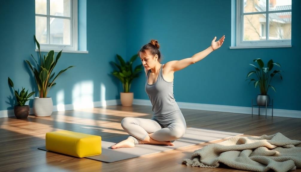 yoga props for anxiety