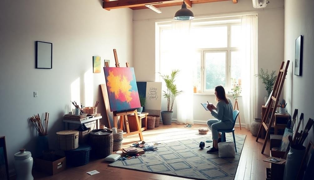 art alleviates anxiety symptoms