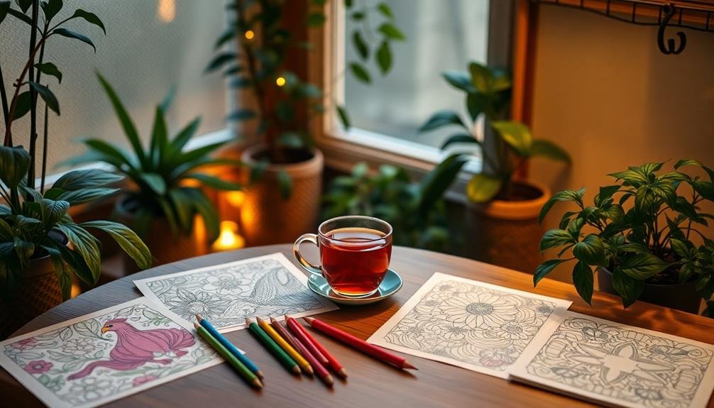 coloring enhances daily routine