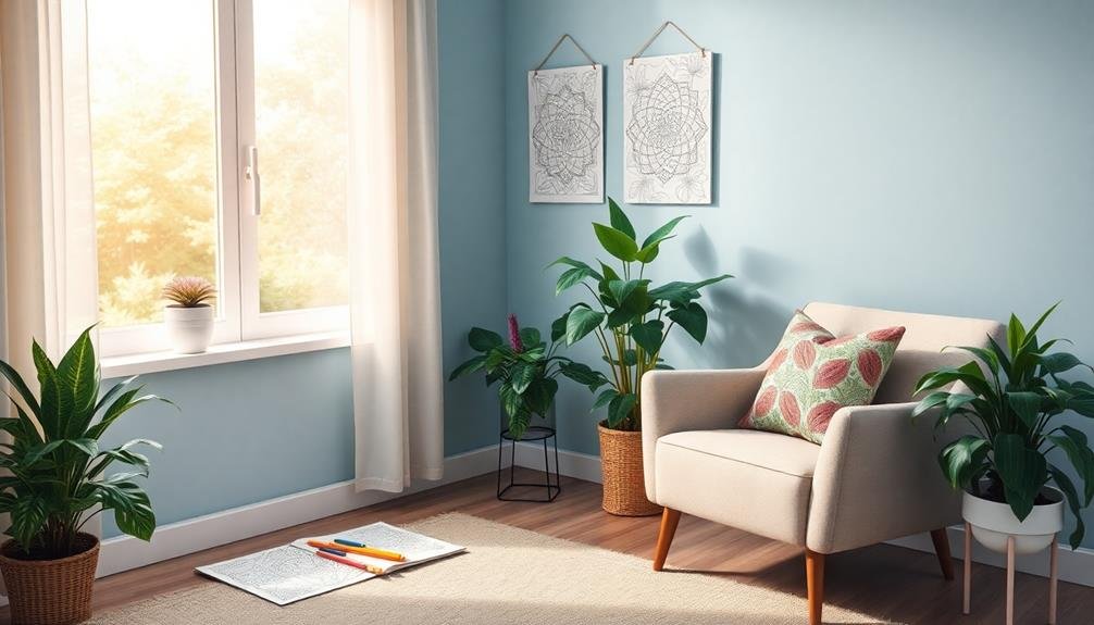 designing a calming art space