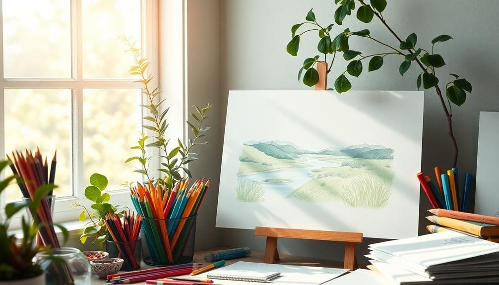 drawing reduces anxiety symptoms