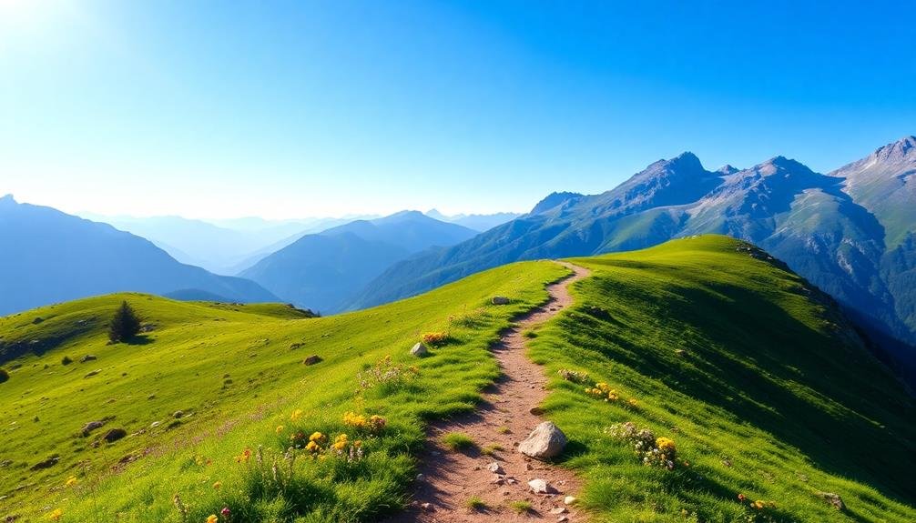 gentle ridge trail walk