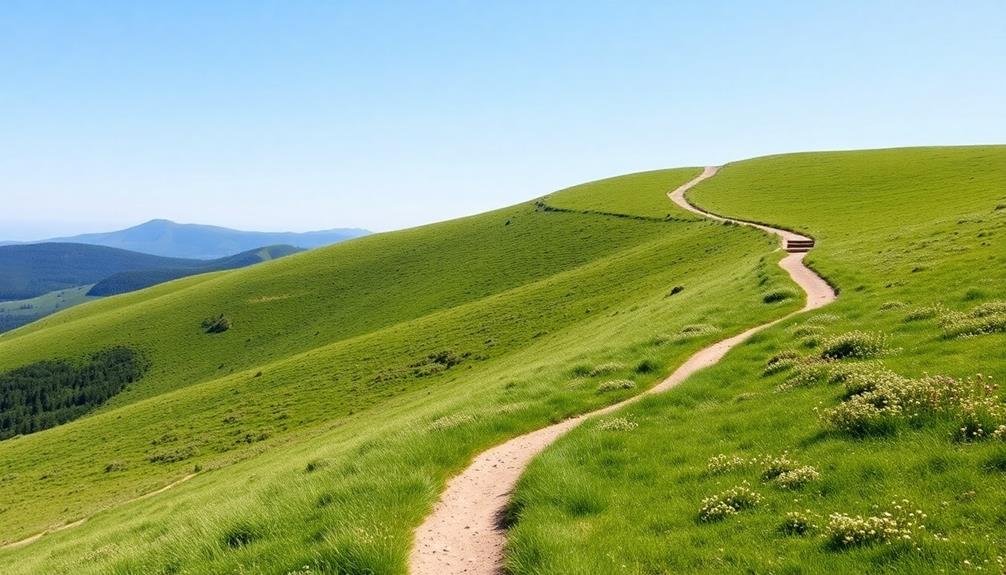 gentle slopes pathway trail