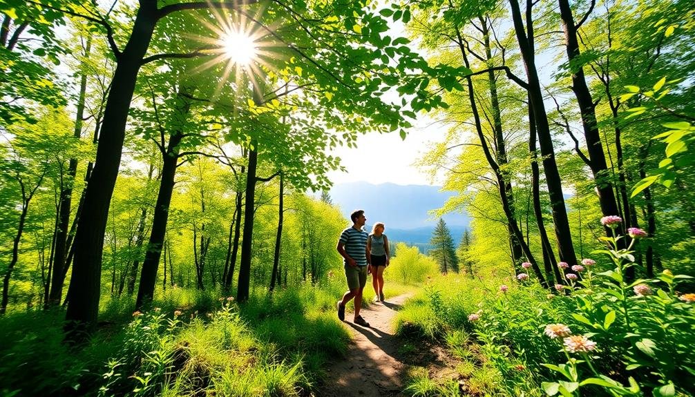 hiking enhances mental well being