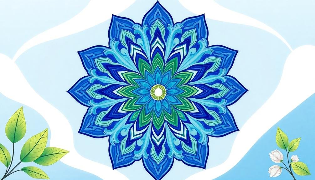 mindful mandala design art