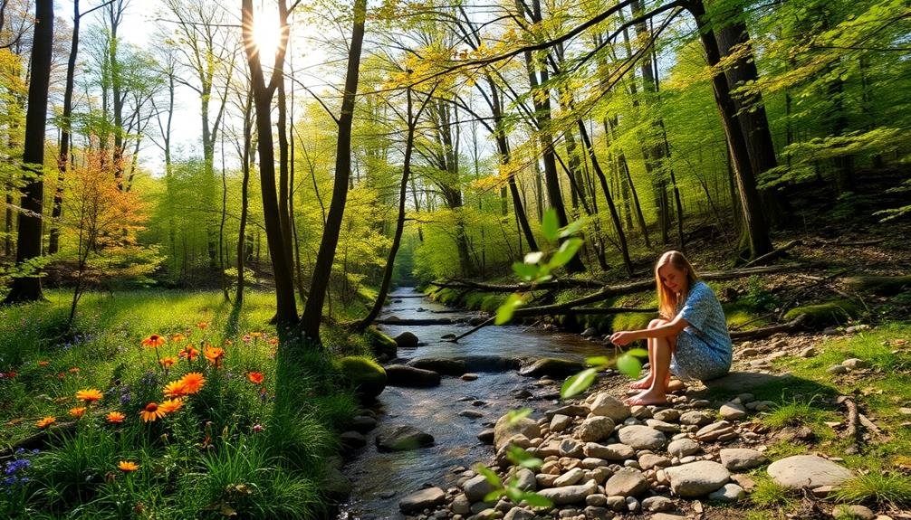 outdoor mindfulness through scavenger hunts