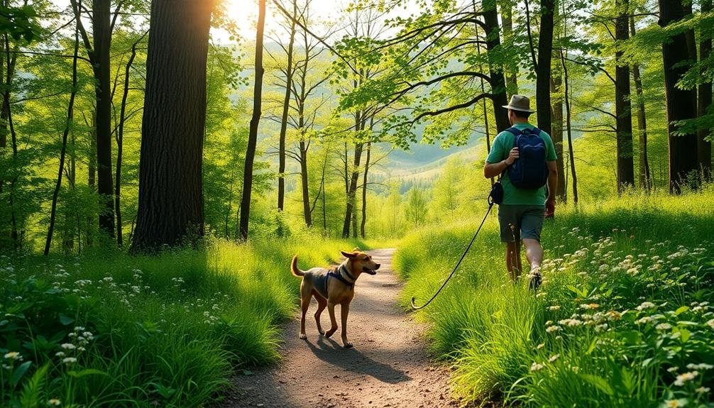 pet friendly trails for hikers