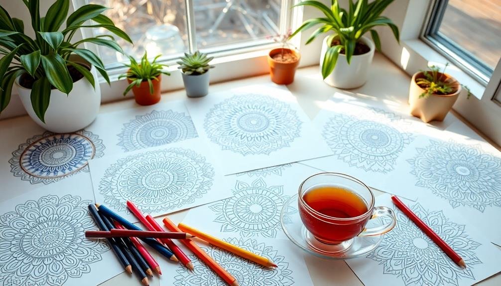 relaxing art therapy techniques