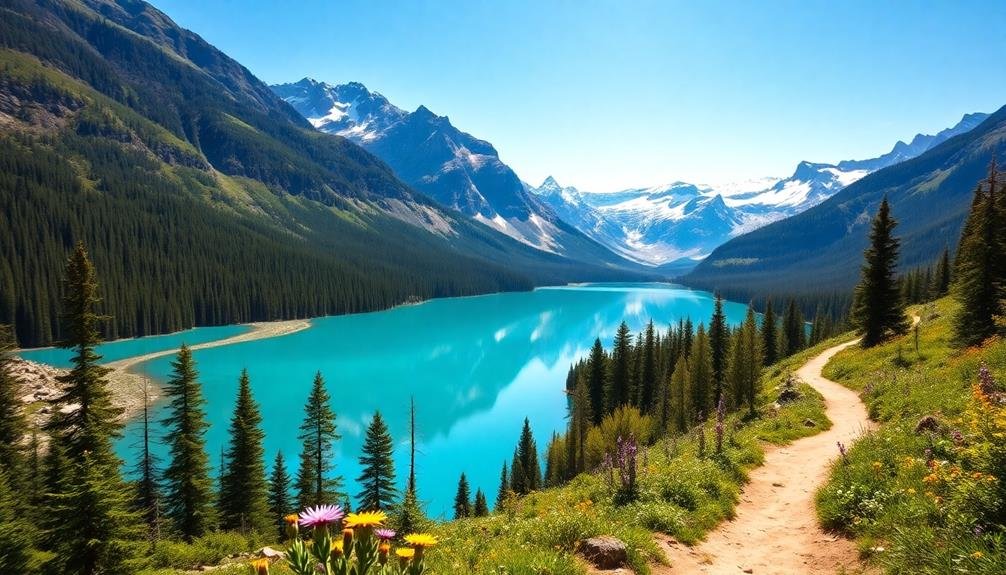 scenic hiking at emerald