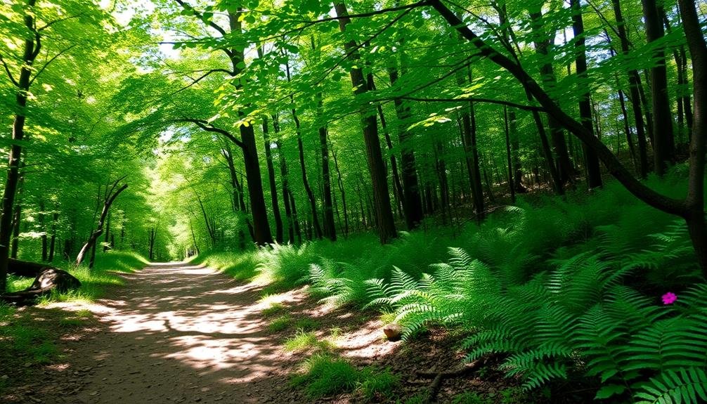 serene woodland trails await