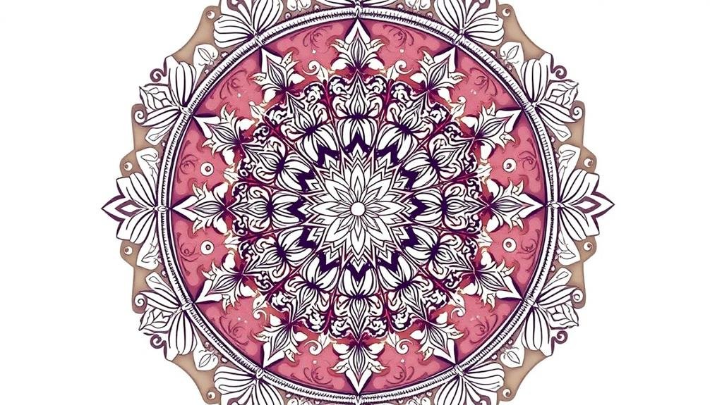 stress relieving mandala coloring designs