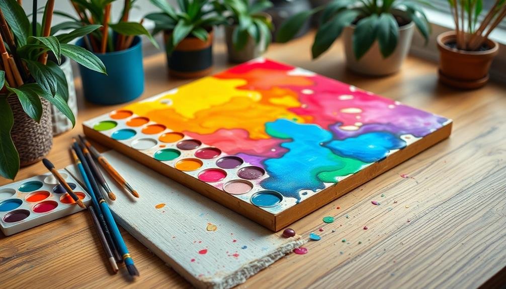 vibrant fast drying colors