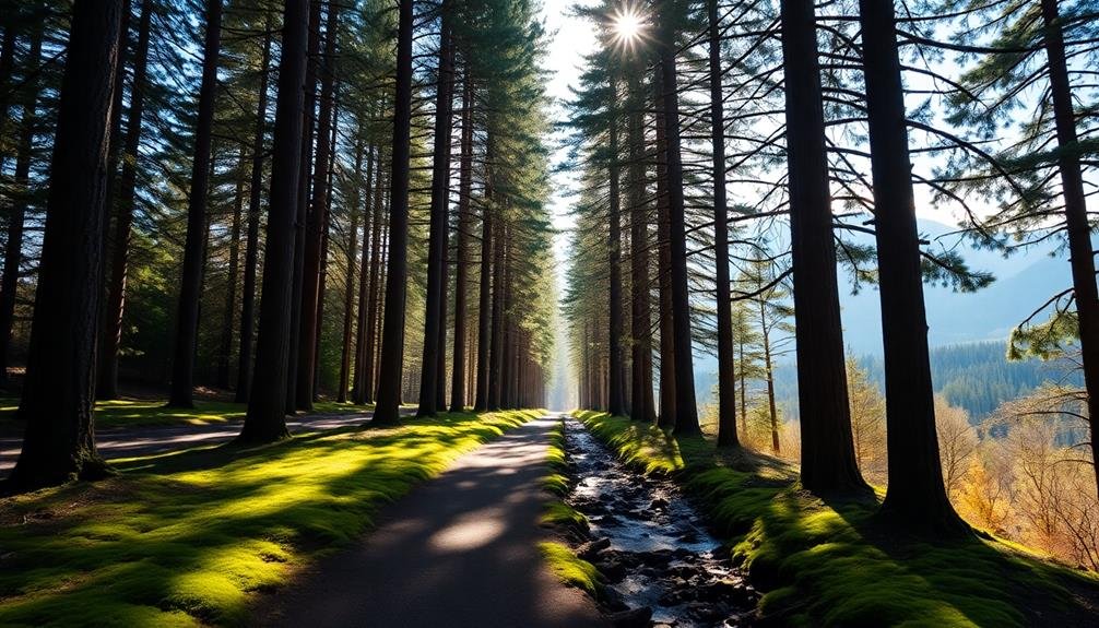 whispering pines scenic trail