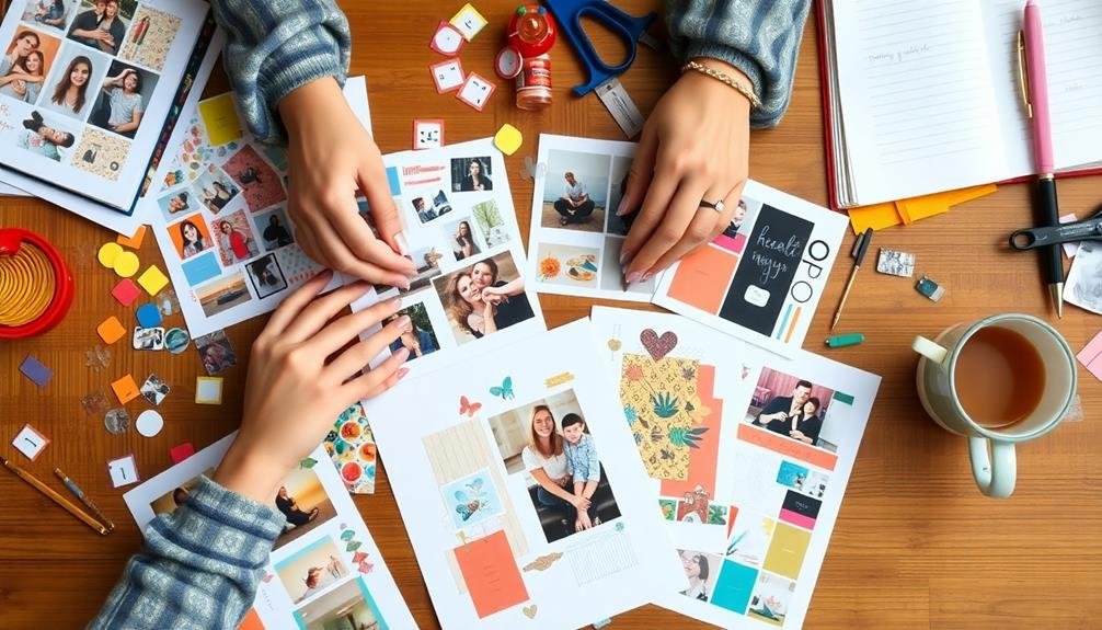 anxiety friendly scrapbooking methods