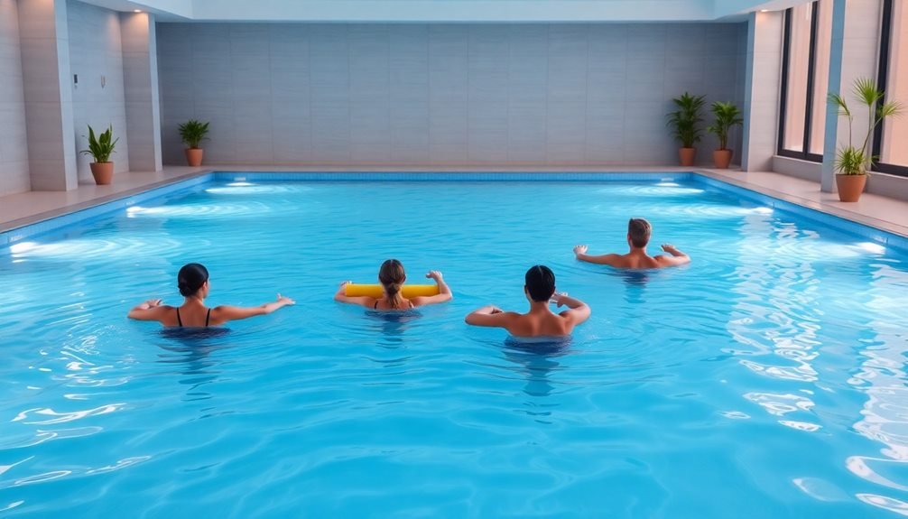 anxiety friendly water aerobics classes