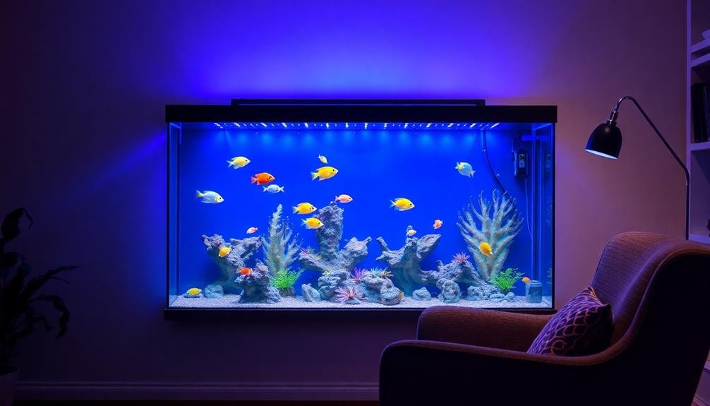 aquarium lighting reduces anxiety