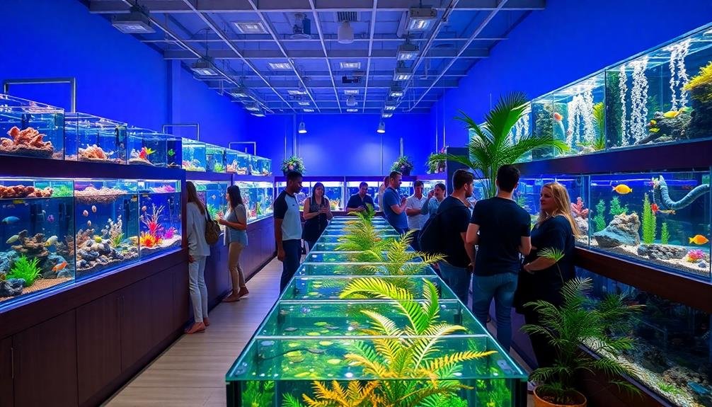 aquarium shop hosting events