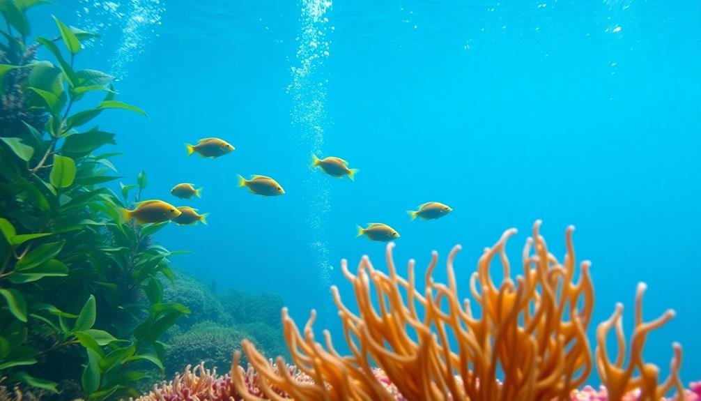aquariums promote relaxation and tranquility
