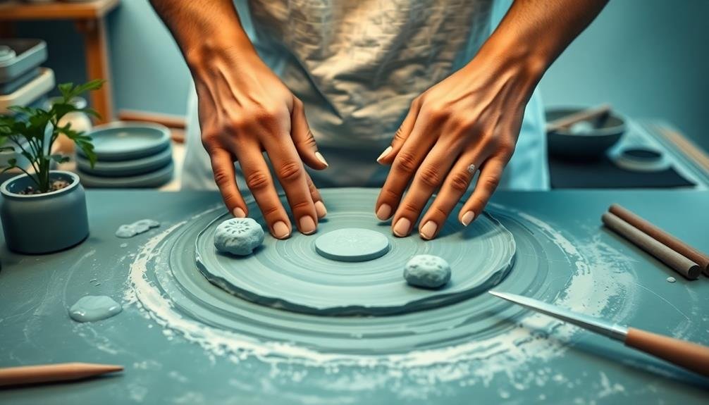 artistic clay construction technique