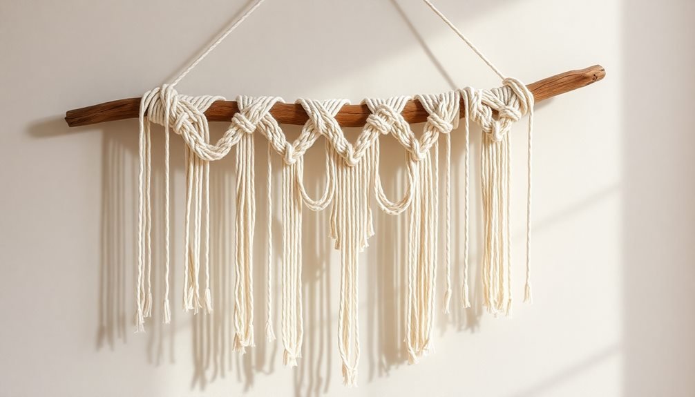 artistic macram wall decor