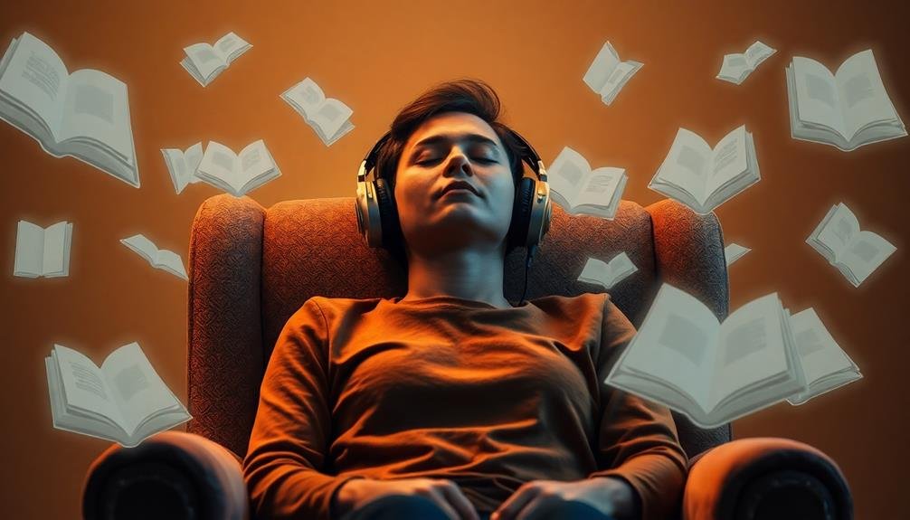 audiobooks alleviate anxiety symptoms