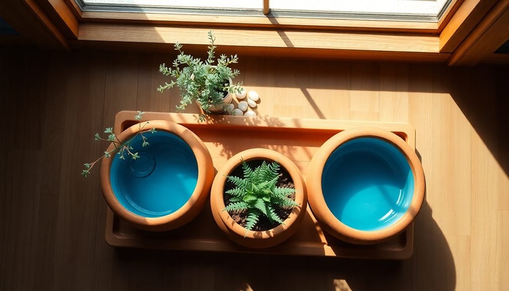 automatic irrigation clay planters