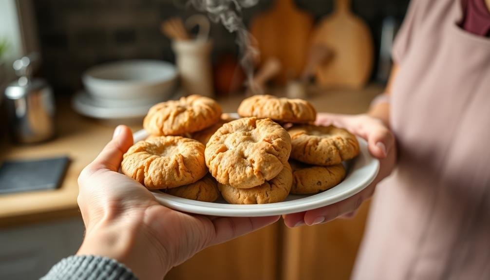 baking and sharing joyfully