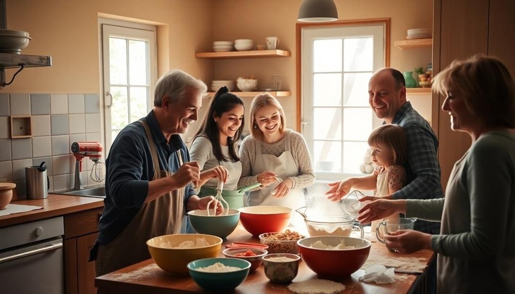 baking together strengthening bonds