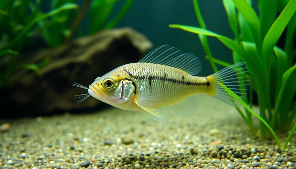 bottom dwelling corydoras catfish