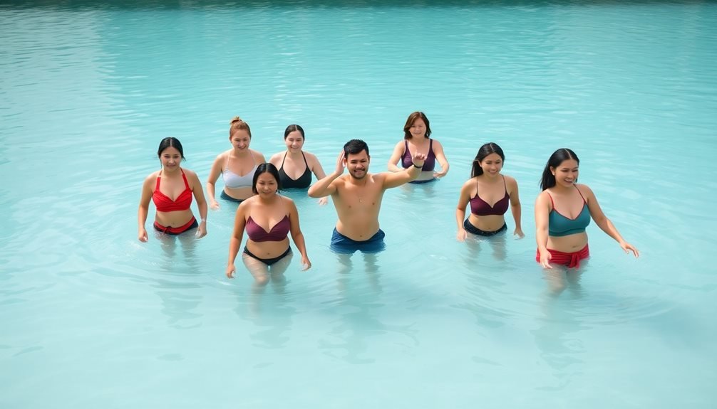 calm aquatic exercise sessions