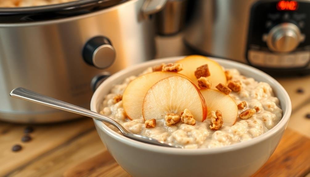 calming apple cinnamon oatmeal