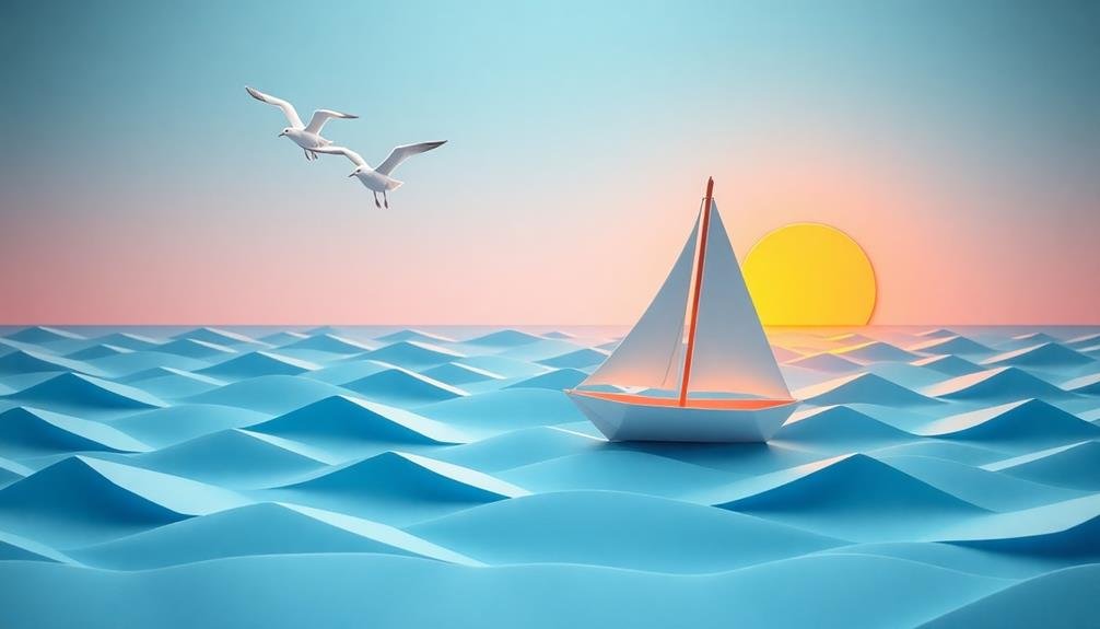 calming coastal soundscape experience