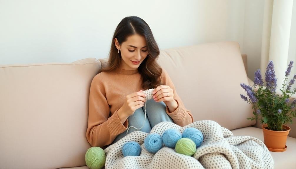 calming colors for crocheting