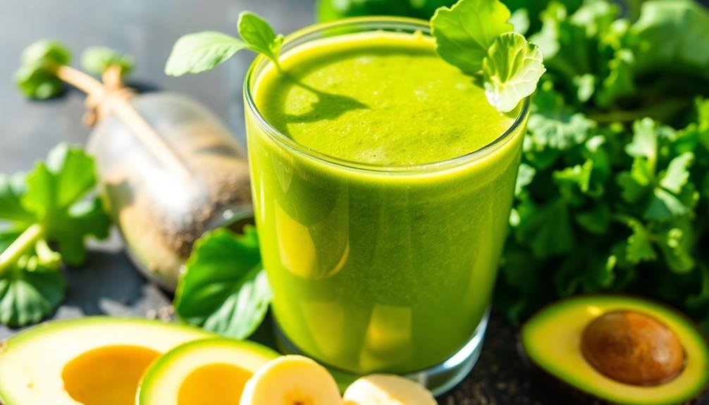 calming green smoothie recipe