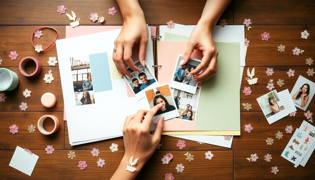 calming scrapbooking techniques anxiety
