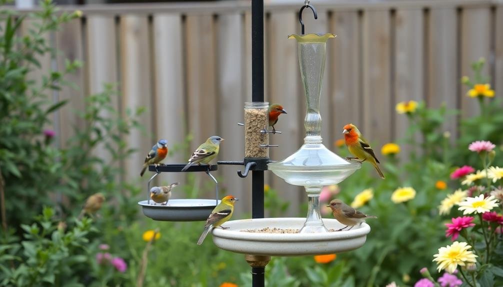 care for bird feeders