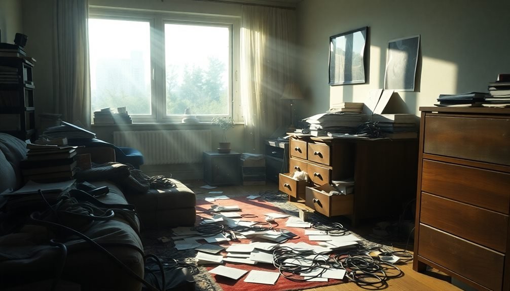 clutter increases mental stress