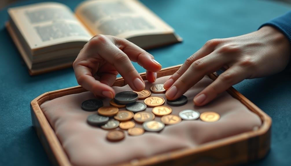coin collecting alleviates anxiety
