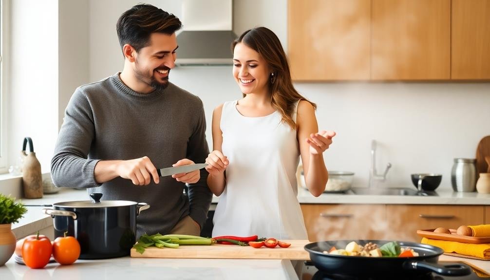 collaborative cooking and coordination
