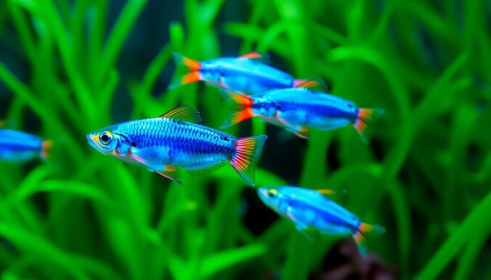 colorful freshwater aquarium fish